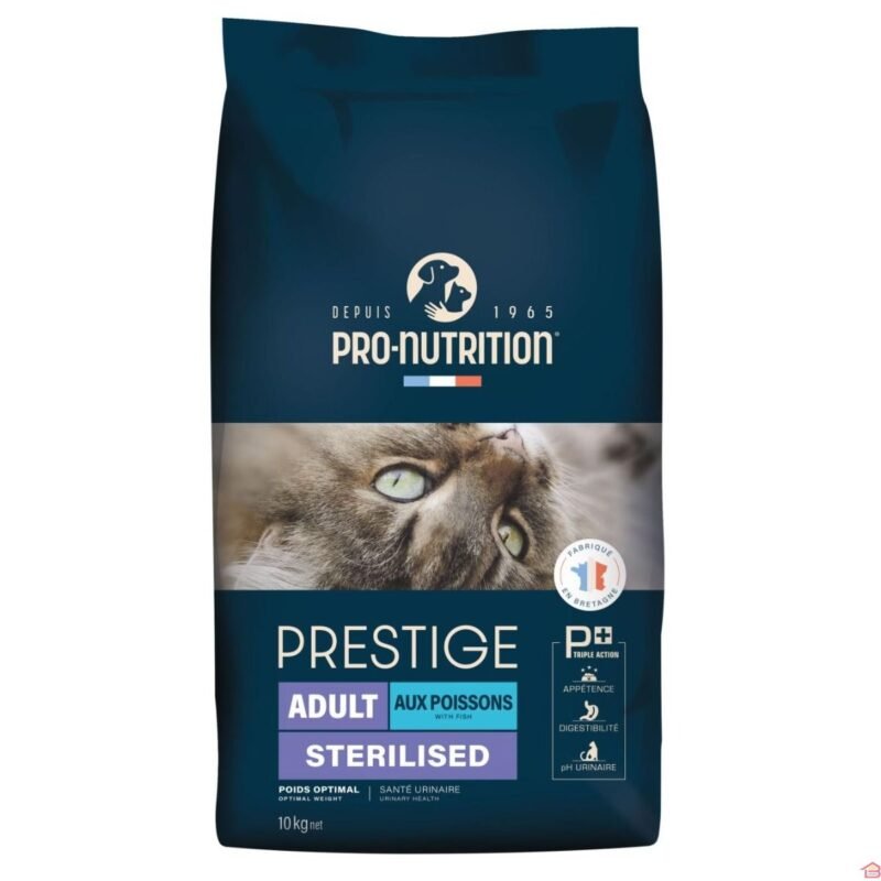 PRESTIGE chat stérilisé poisson 10KG