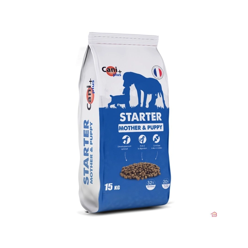 15KG CANI + STARTER MOTHER & PUPPY