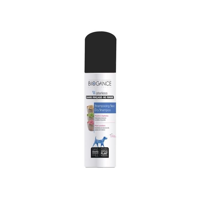 BIOGANCE - SHAMPOOING SEC SANS RINÇAGE POUR CHIEN - 150ML