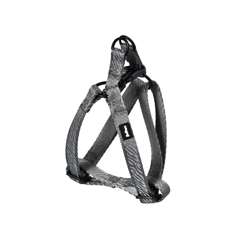Harnais réglable, réfléchissant, L, 25 mm/65-80 cm, gris