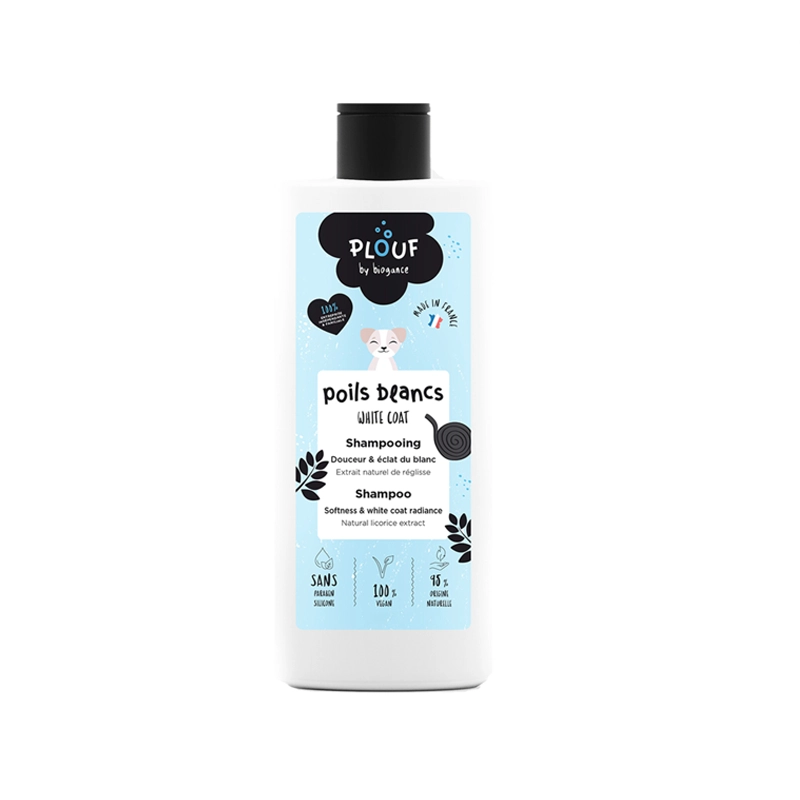 PLOUF - SH. POILS BLANCS (WHITE COAT) 400ML