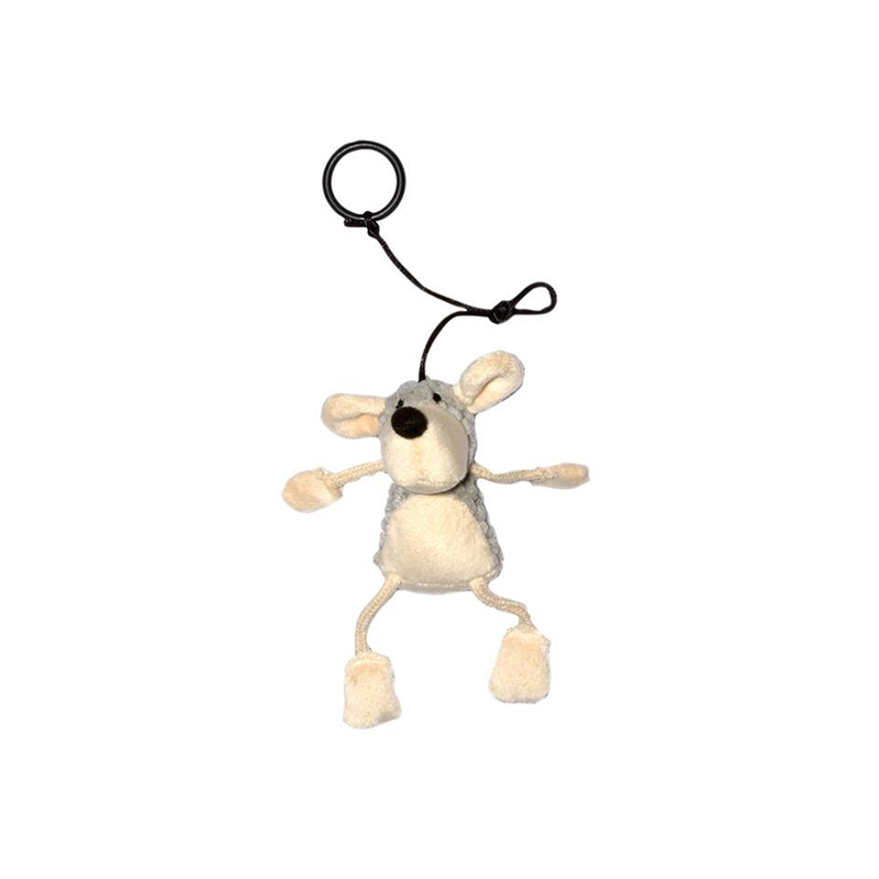 Peluche chien avec catnip, chat, 9cm