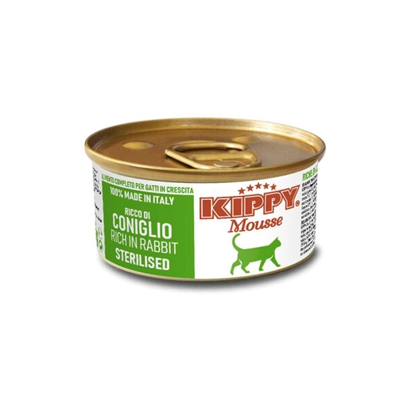 Kippy - 85g CAN MOUSSE STERILISED W/RABBIT