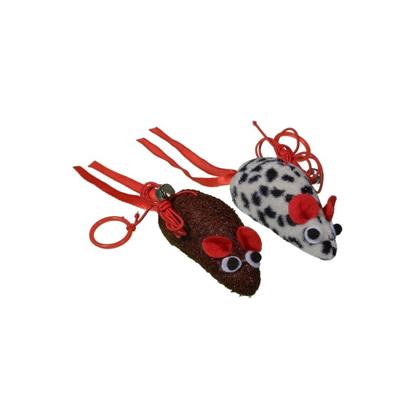 Souris fantaisies x2, 9cm