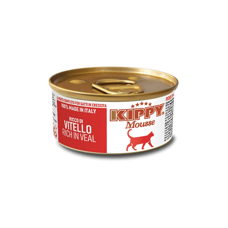 Kippy - 85g CAN MOUSSE ADULT W/VEAL