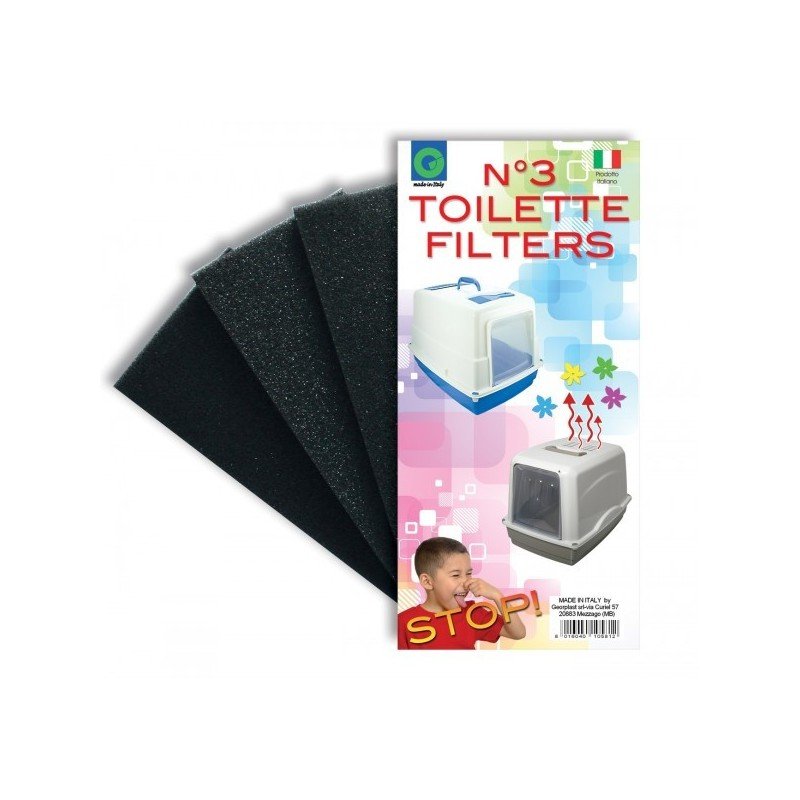 GEORPLAST - FILTRE DE TOILETTE 9 X 18 X 2 H