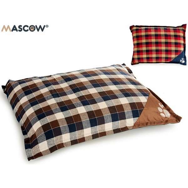 MASCOW - COUSSIN MASCOTE 58X75 CARRES SET 2 COULE75 X 58 X 20 CM.