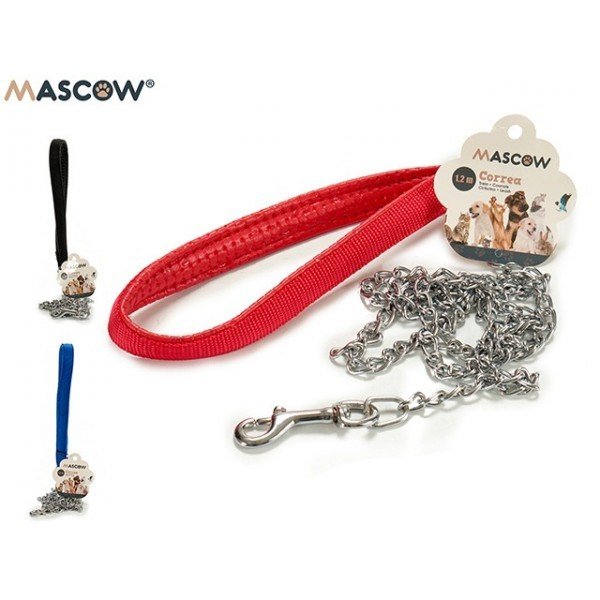 MASCOW - LAISSE CHROME 12 POUR CHIEN DE PETITE TAILLE