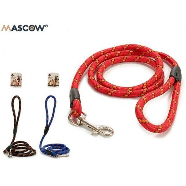 MASCOW - LAISSE EN RAYURES POUR CHIEN DE TAILLE MEDIUM .