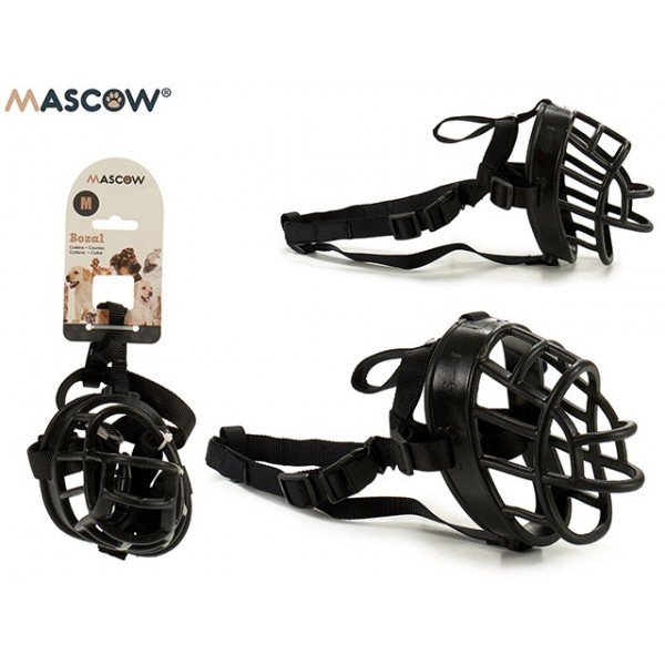 MASCOW - MUSÉLIERE NOIRE POUR CHIEN DE TAILLE MEDIUM.